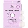 Rael Miracle Notte Patch Brufoli - Idrocolloide Pimple Patches, Cerotti Brufoli Viso, Anti Acne, Adesivo Extra, 3 Taglie (104 Pezzi)
