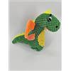 ZAMIBO Peluche Dragon H.22 cm, Verde, Arancione, Giallo