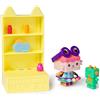 DREAMWORKS GABBY'S DOLLHOUSE Gabby's Dollhouse, Personaggio Baby Box Che Si muove Serie Festa con Mobile e Accessori per la casa delle Bambole, Giocattoli per Bambine e Bambini dai 3 Anni in su