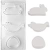 Rayher 36071000 Stampo Per, Plastica, Trasparente, 35 x 10.5 x 3.3 cm