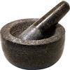 Jade Temple, Mortaio con pestello in Pietra, Granito, Grigio, Granito, Grau, 13 x 7 cm