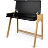 TemaHome Symbiosis Aura Scrivania, rovere e nero 94x53x76 cm