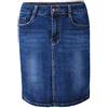 Fraternel Gonna di Jeans Donna Stretch Blu Taglia: XL