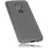 mumbi Custodia compatibile con Motorola Moto G7 Power, adattarsi, chiaro nero