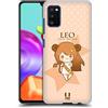 Head Case Designs Leone Segni Zodiacali Kawaii Custodia Cover dura per Parte Posteriore Compatibile con Samsung Galaxy A41 (2020)