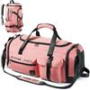 Flintronic 65L Borsa da Viaggio Leggera e Impermeabile, Borsa da Fine Settimana Grande, Borse a Tracolla per Acquisti Sportivi in ​​Palestra - Rosa