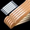 Bremorou Appendiabiti antiscivolo, 100 pezzi grucce maniglie silicone trasparente per appendere strisce vestiti in legno o plastica uso domestico