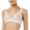 Emporio Armani Women's Bridal Bralette Bra, Yogurt, L da Donna
