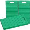 Relaxdays Set da 3 Poggia Ginocchia per Giardinaggio, Supporto Imbottitura Protettiva Tappetini, 4 x 39,5 x 20 cm, Verde