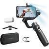 hohem iSteady Mobile Plus Kit Stabilizzatore Smartphone, 3-Assi Gimbal Tracciamento degli Oggetti, w/luce di Riempimento, Smartphone Gimbal per Streaming Live, Vlog，hohem Smartphone Stabilizzatore