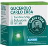 carlo erba Glicerolo carlo erba bambini 6 contenitori monodose 2,25 g