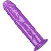 QiCheng&LYS Dildo realistico da, giocattoli erotici in materiale sicuro per il corpo, pene finto e con forte ventosa per giochi a mani libere cazzoduro per donna o uomini dildo anale (Viola, 19CM)