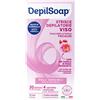 DepilSoap Pelle Sensibile - Strisce Depilatorie Viso, 20 strisce + 4 salviettine