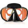 EXP VISION Maschere da immersione Unisex Adulto, Maschera Subacquea con Vetri Temperati, maschera da snorkeling occhialini da sub in Silicone di Alta qualità