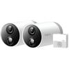 Tapo Videocamera sorveglianza Kit White e Black C400S2