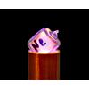 Neon Gas Sample Low Pressure Neon Rarefied Glass Cube 10mm 99.9% Pure
