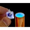 Krypton Gas Sample Low Pressure Krypton Rarefied Glass Cube 10mm 99.9% Pure