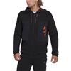 Adidas Felpa con zip e cappuccio da Uomo Q4