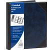 Exacompta - Ref DBCB9/BLUZ - Guildhall - Raccoglitore per biglietti da visita in similpelle, 315 x 260 mm, meccanismo ad anello a D da 30 mm, 20 fogli sfusi, 9 tasche antiriflesso, contiene 360 carte