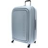 Mandarina Duck Logoduck+ Trolley Xl Exp, Suitcases and Trolleys, Bagaglio Valigia Unisex - Adulto, Argento (Silver), 52x82x34/37(LxHxW)