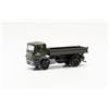 Herpa modello di camion Mercedes-Benz Axor Ribaltabile su 3 lati Bundeswehr, in scala 1:87, pezzo da collezione, modello tedesco, statuetta plastica