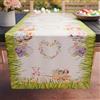 PETTI Artigiani Italiani - Accessori Tessili da Cucina, Runner da Tavolo Elegante di Pasqua 40x140 cm in Microfibra, Tovaglia Tavola in Stampa Digitale Rabbit, 100% Made in Italy