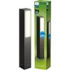 Philips LED Stratosphere Ultra Efficiente Paletto per Esterni, Luce Bianca Calda, 3.8W, IP44, Antracite