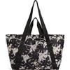 Freddy Borsa shopper fantasia foliage bicolore con manici logati