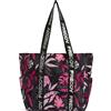 Freddy Borsa shopper stampa tropical con doppi manici logati argento