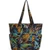 Freddy Borsa shopper stampa foliage tropical con tasche laterali