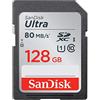 SanDisk Ultra Scheda di Memoria SDXC Traditional, Velocità fino a 80 MB/sec, 128 GB, Classe 10