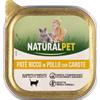 Naturalpet Cat Adult Paté con Pollo e Carote 100 gr