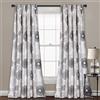 Lush Decor Room Darkening Window Curtain Panel Pair, Antracite, 213,4 x 132,1 cm