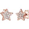 Elli - Orecchini da donna a forma di stella, con cristalli Swarovski, in argento Sterling 925
