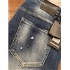 Dsquared2, blue jeans in denim di cotone+elastan Blu délavé Taglia 54 IT NUOVO !