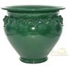 Caltagirone Sofia Cachepot Ceramica Italiana Vaso Grande Caspò Portavasi in Verde Vasi per Piante