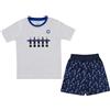 Inter Set neonato T-shirt e pantaloncino corto, Unisex 0-24 mesi, 100% cotone