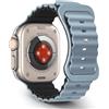 Aizgalxor Cinturino in Ocean Compatibile con Apple Watch Ultra 49mm 46mm 45mm 44mm 42mm(Series 3/2/1), Cinturini di ricambio Compatibile con iWatch Ultra 2/Series 10/9/8/7/6/5/4/3/2/1/SE