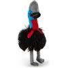 Zappi Co Peluche di Casuario (20cm) - Morbido, Compagno di Safari Abbracciabile, Eco-Friendly, Perfetto per Giovani Amanti degli Animali, 100% Riciclato
