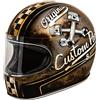 Premier Casco Moto Premier Trophy Op9Bm Deco, Marrone/Beige, L