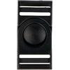 VELOX Spilla in plastica nera 25 mm. 3u.
