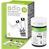 adia Strisce reattive adia (50 pezzi) - per misurare e monitorare la glicemia in modo semplice e conveniente in caso di diabete (apparecchio non incluso)