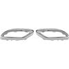 TKSE Copertura del Tubo di Scarico Posteriore, Sostituzione dei Rivestimenti della Copertura della Punta di Scarico Cromata Lucida per Mercedes‑Benz a B C E GLC Classe CLS W177 W247 W205 W213 X253 C257