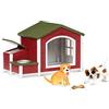 Terra by Battat AN2832Z House - Giocattolo a forma di cane, set da gioco per bambini dai 3 anni in su (5 pezzi)