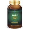 SEB - PURE K2 - Integratore alimentare naturale di Vitamina K2 MK7-60 capsule. 100% vegetale, 100 mcg per capsula