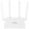 Asixxsix Router modem 4G LTE, router WiFi CPE R103 5M 300Mbps Hotspot WiFi mobile sbloccato Facile da usare Router Internet wireless con slot per schede SIM, (Spina europea)