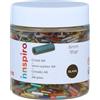 INNSPIRO Rocciaia di vetro cilindro aurora boreale mix diam. 1,80 x 6 mm. 95 g.