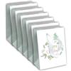 Eurowrap - X-29538-3Cpack - Pack 6 sacchetti regalo Natale 21,5x10,2x25,3cm