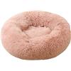 Lukery Cuccia per Cani Cuccia per Gatti, Cuscino Rotondo in Peluche Morbido Lavabile Letto Peluche Antistress Ciambella