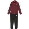 PUMA Tape Sweat Suit FL B - Tuta Ragazzi, Intense Red, 670114